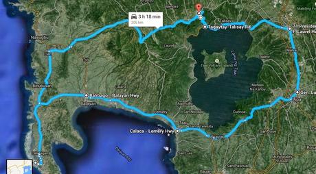 Around the Northern Half of Batangas in Three Days