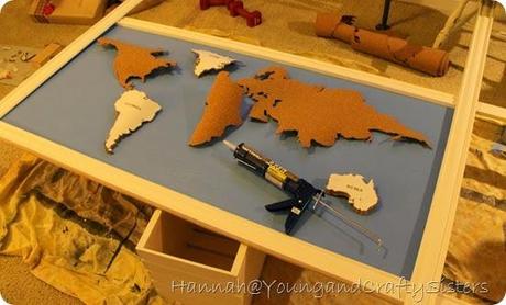 cork board world map 2