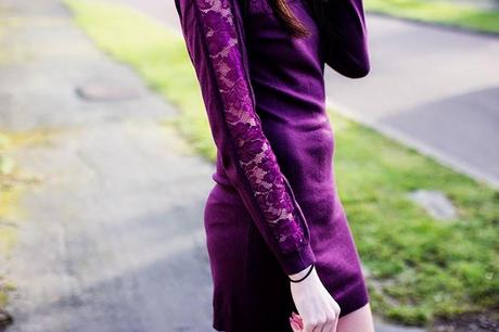 The Burgundy Dress