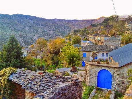 Kalarrytes, a village on the western slopes of the Pindos Mountain Range in Epirus, Greece
