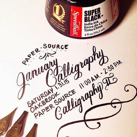 2015 Calligraphy Classes January