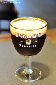 A glass of Westvleteren XII at In De Vrede