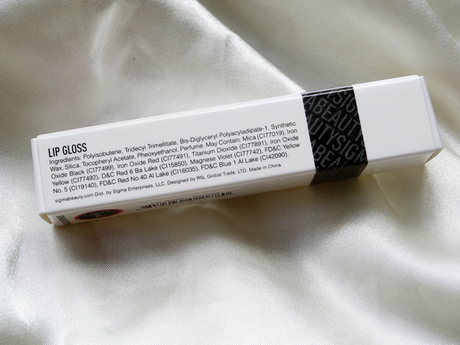 Review: Sigma Lip Gloss in Tranquil