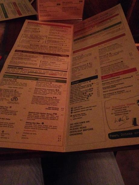 Banana Tree Menu