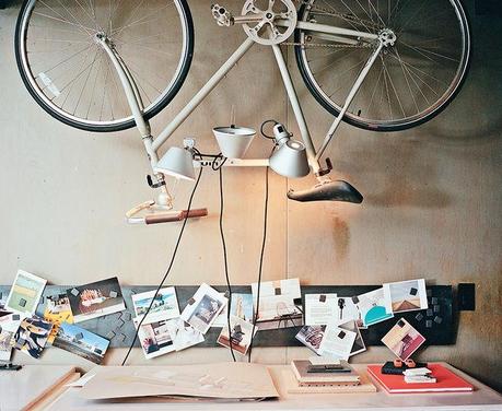 Crestwood Renovation studio with Artemide lights. 