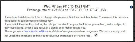 Exchange Rate was 1.1828 on Jan 7