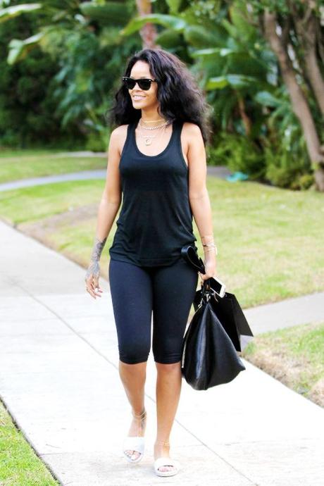 Rihanna Spotted In Beverly Hills