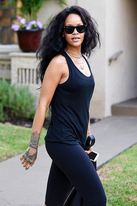 Rihanna Spotted In Beverly Hills