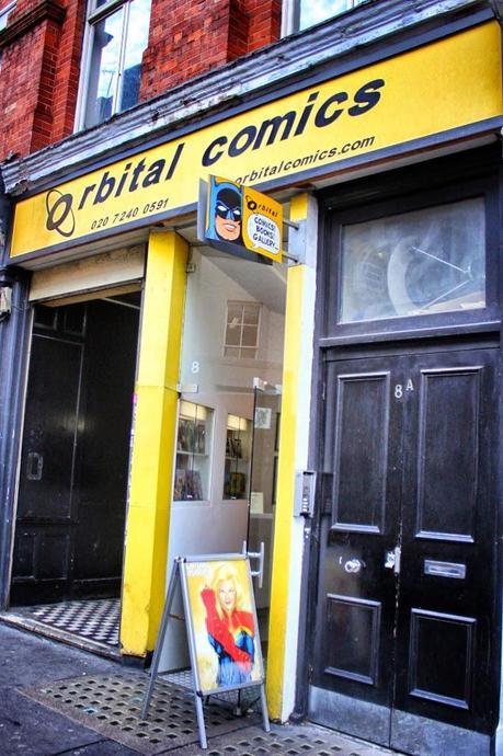 A Cartoon & Comic Book Tour of #London No.6: Orbital Comics @orbitalcomics
