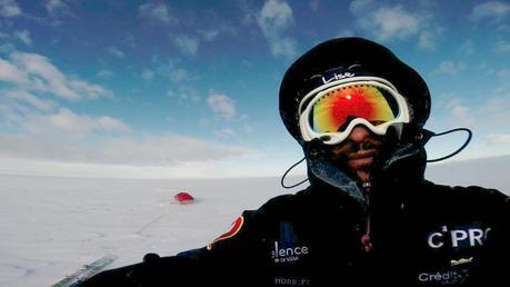 Antarctica 2014: Faysal at the South Pole!