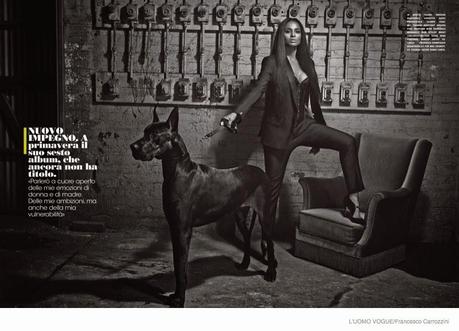 Ciara by Francesco Carrozzini Shoot for L’Uomo Vogue