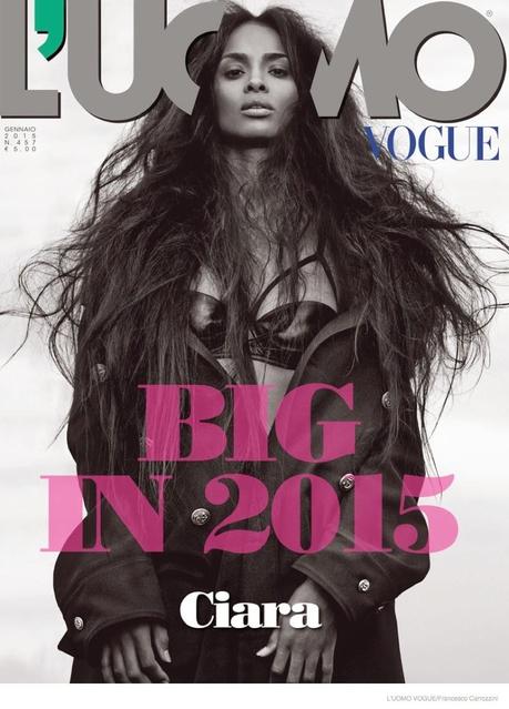 Ciara by Francesco Carrozzini Shoot for L’Uomo Vogue