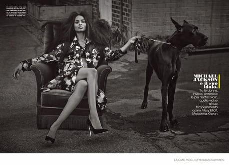 Ciara by Francesco Carrozzini Shoot for L’Uomo Vogue