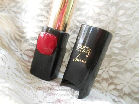 L'Oreal Paris Color Riche Pure Red Lipstick Pure Garnet : Review, Swatch, FOTD