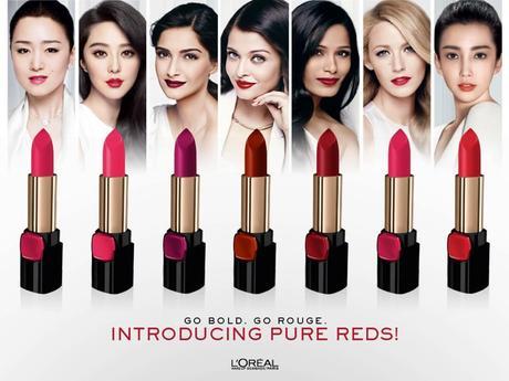 L'Oreal Paris Color Riche Pure Red Lipstick Pure Garnet : Review, Swatch, FOTD