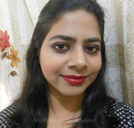 L'Oreal Paris Color Riche Pure Red Lipstick Pure Garnet : Review, Swatch, FOTD