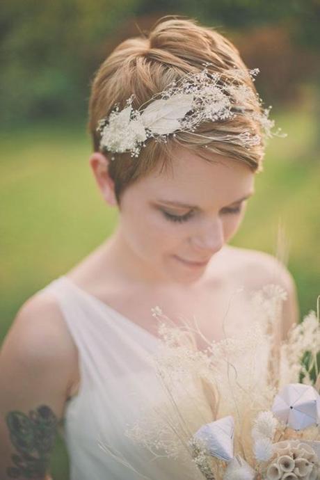 Short Hair Wedding Inspiration - Paper & Lace13