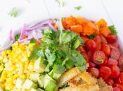 Southwestern Chopped Kale Salad with Crispy Tortilla Strips Honey-lime Vinaigrette