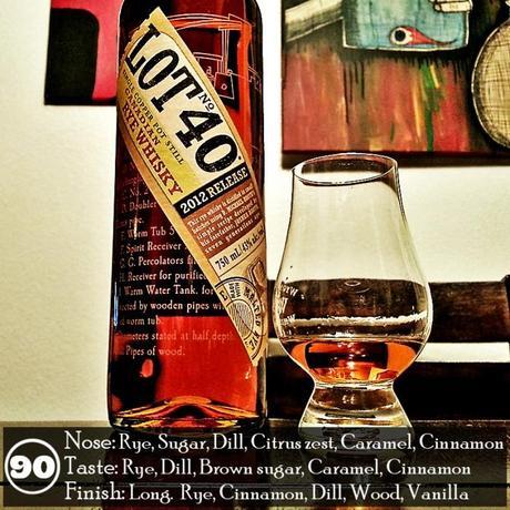 Lot 40 Canadian Rye Whisky Review