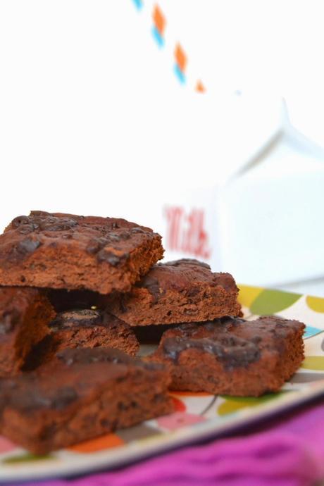 healthier blender brownies