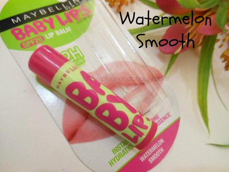 Maybelline Baby Lips Watermelon Smooth, Lychee Addict : Review
