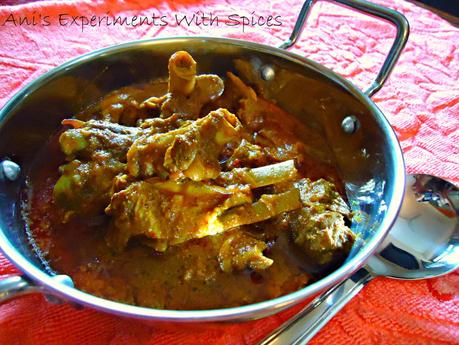Kolhapuri Mutton/ Tambada Rassa ~ a Maharashtrian delicacy