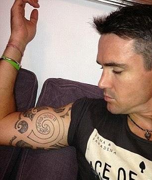 Kevin Pietersen and the infographic tattoo ....
