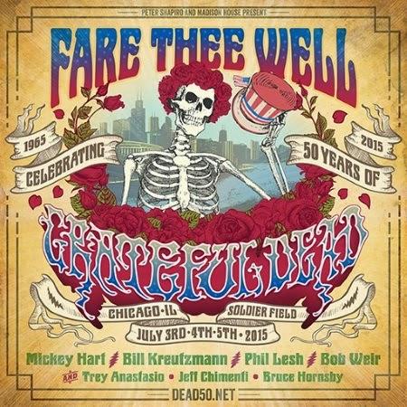 Grateful Dead: 50th Anniversay shows in Chicago w/ Trey Anastasio,  Jeff Chimenti & Bruce Hornsby