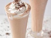 Coconut Milk Chocolate Smoothie with Whipped Cream