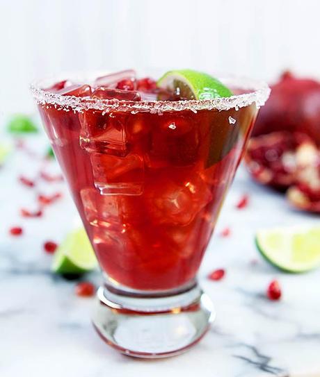 Pomegranate Margarita from Creative-Culinary.com