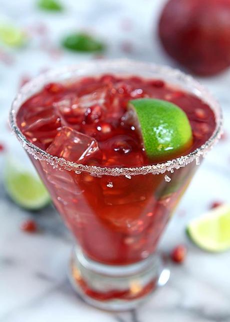 Pomegranate Margarita from Creative-Culinary.com