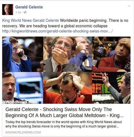Gerald Celente: 'Worldwide Panic Beginning - There Is No Recovery