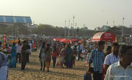 Kanum Pongal at Marina beach ..