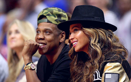 The Carters Attend Clippers Game