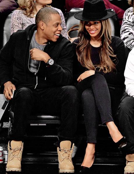 The Carters Attend Clippers Game