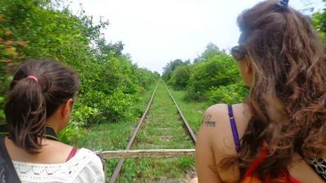 Riding the Bamboo Train in Battambang