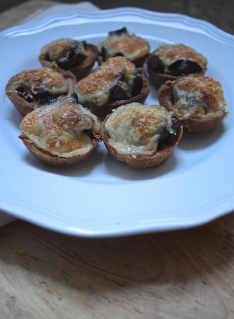 Mushroom Gouda Melt Bites