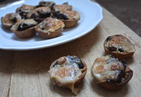 Mushroom Gouda Melt Bites