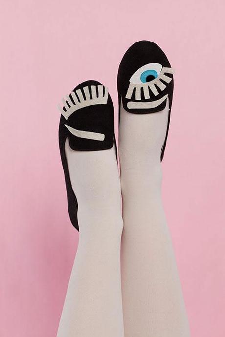 DIY eye wink loafer