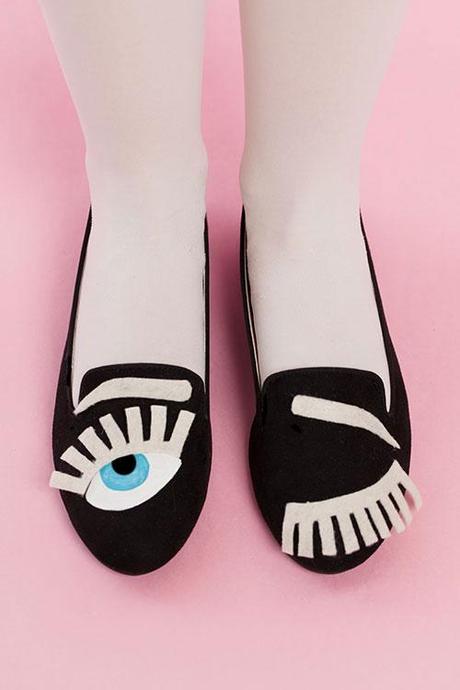 DIY eye wink loafer