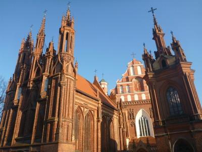 Vilnius City Tour: My Audio Guided Bus Tour of Lithuania’s Capital St. Anne's Church