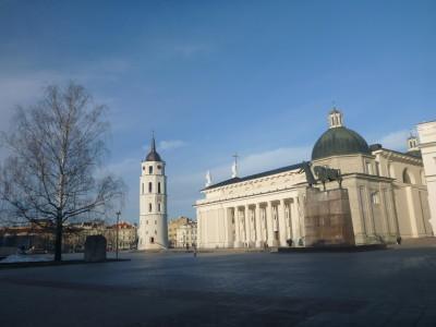 Vilnius City Tour: My Audio Guided Bus Tour of Lithuania’s Capital Cathedral Square