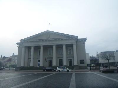 Vilnius City Tour: My Audio Guided Bus Tour of Lithuania’s Capital Town Hall Square in Vilnius.