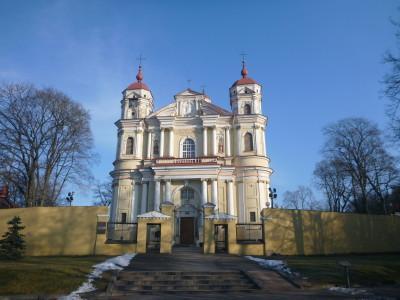 Vilnius City Tour: My Audio Guided Bus Tour of Lithuania’s Capital St. Peter and Paul's Cathedral.