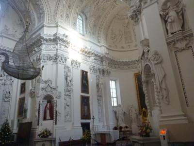 Vilnius City Tour: My Audio Guided Bus Tour of Lithuania’s Capital Inside St. Peter and Paul's Cathedral.