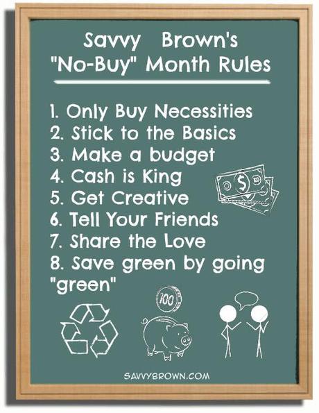 no buy month rules, savvy brown