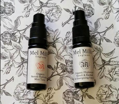 Mel Millis Organic Neroli Hydrolate Mist Tonic & Organic Phytonutri Neroli & Baobab Re-Energising Face Oil.