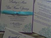 Orchid Turquoise Wedding with Loves Mary Font