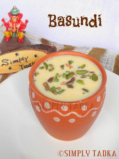 Basundi- Gujarati Sweet- SFC Jan'15