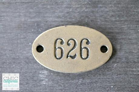 Small Pewter Vintage tag